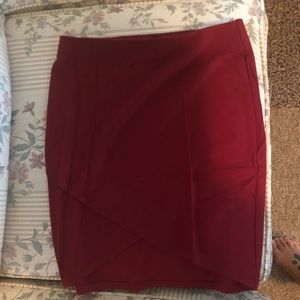 Forever 21 red pencil skirt